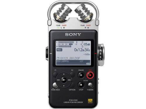 best portable audio recorder sony pcm d100