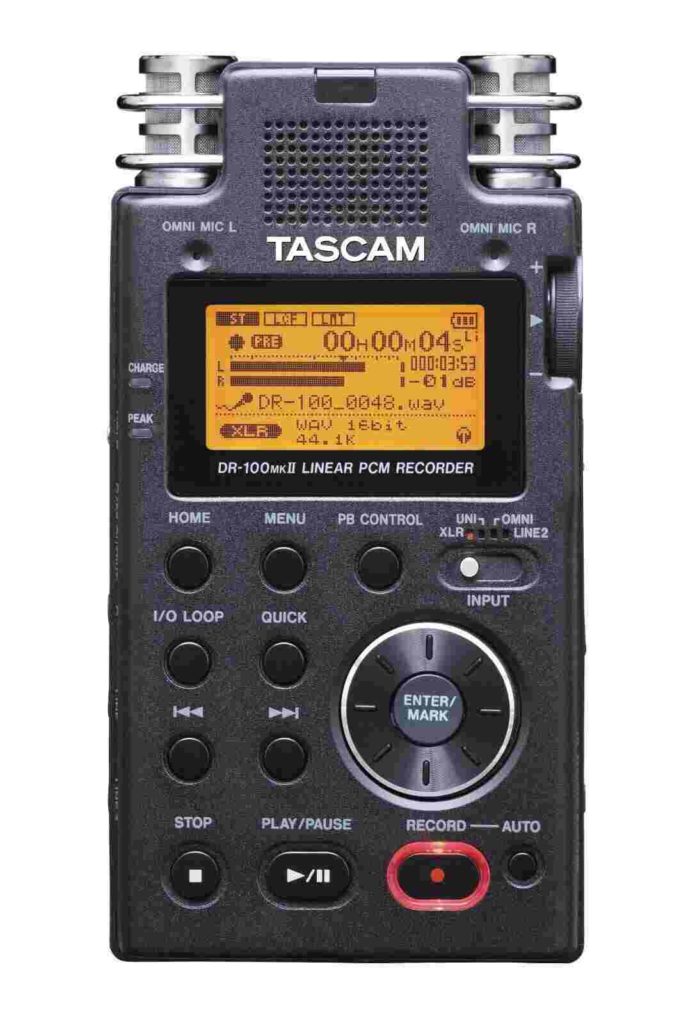 best portable audio recorder tascam dr100 mkii