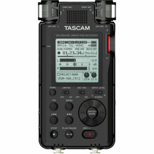 best portable audio recorder tascam dr100 mkiii