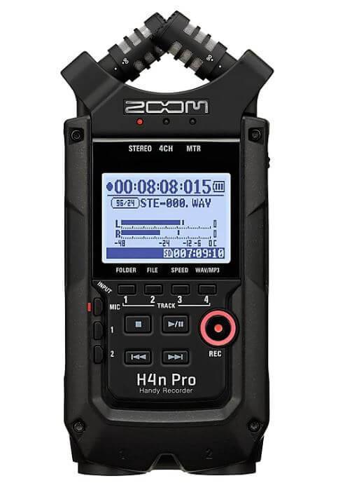 best portable audio recorder zoom h4n pro